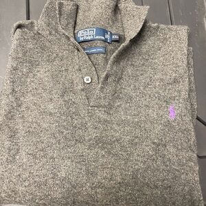 Ralph Lauren Charcoal Wool Sweater